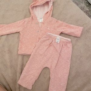 Baby Gap Snap sweatshirt/pants set 0-3 mo